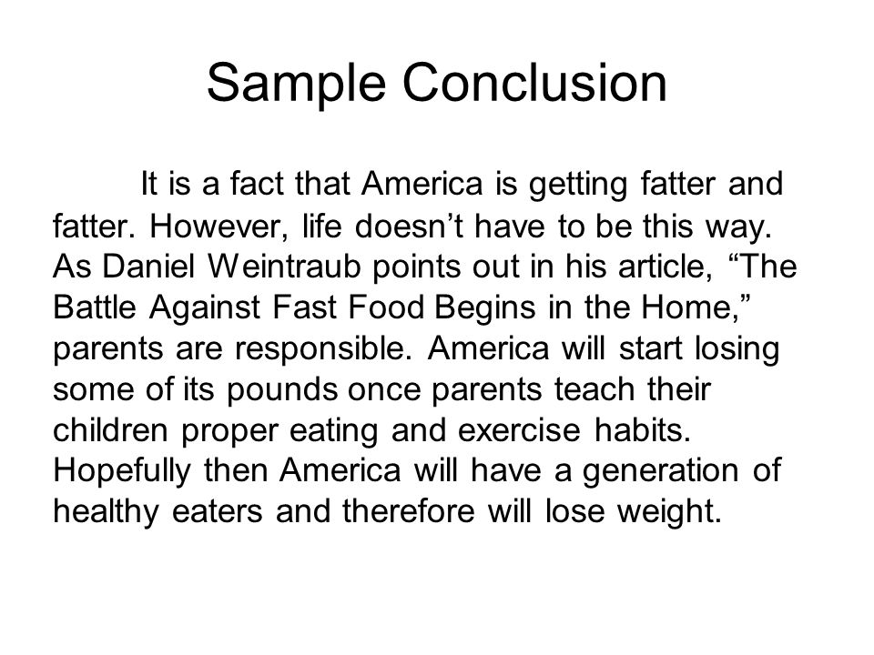 Persuasive essay against fast food
